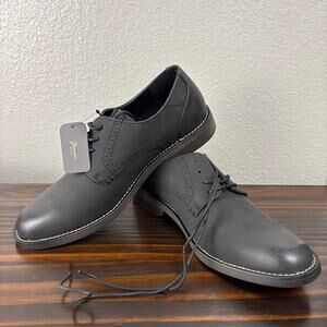 Jonsen Milan Men’s Size 9.5 Black Lace Up Cap Toe Formal Oxford Dress Shoes